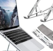 Suporte Para Notebook e Macbook de Alumínio Dobrável